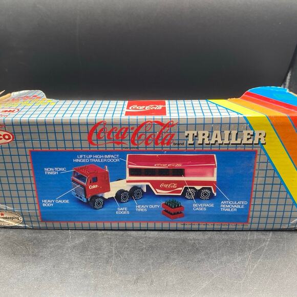 Remco Coca Cola Trailer Semi Truck new in box (H1) - Picture 3 of 12